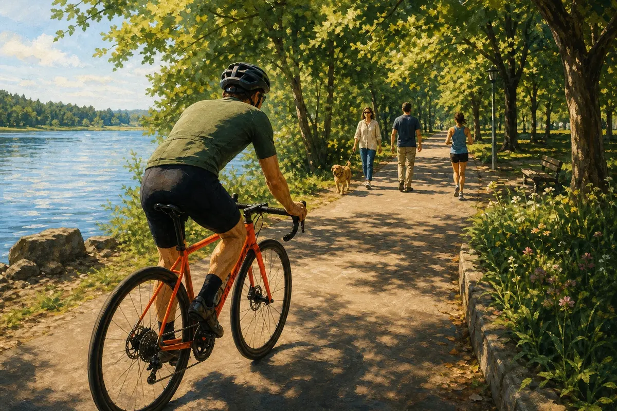 Trasy rowerowe w Dąbrowie Górniczej: pętla Pogoria III, Pogoria IV i Park Zielona